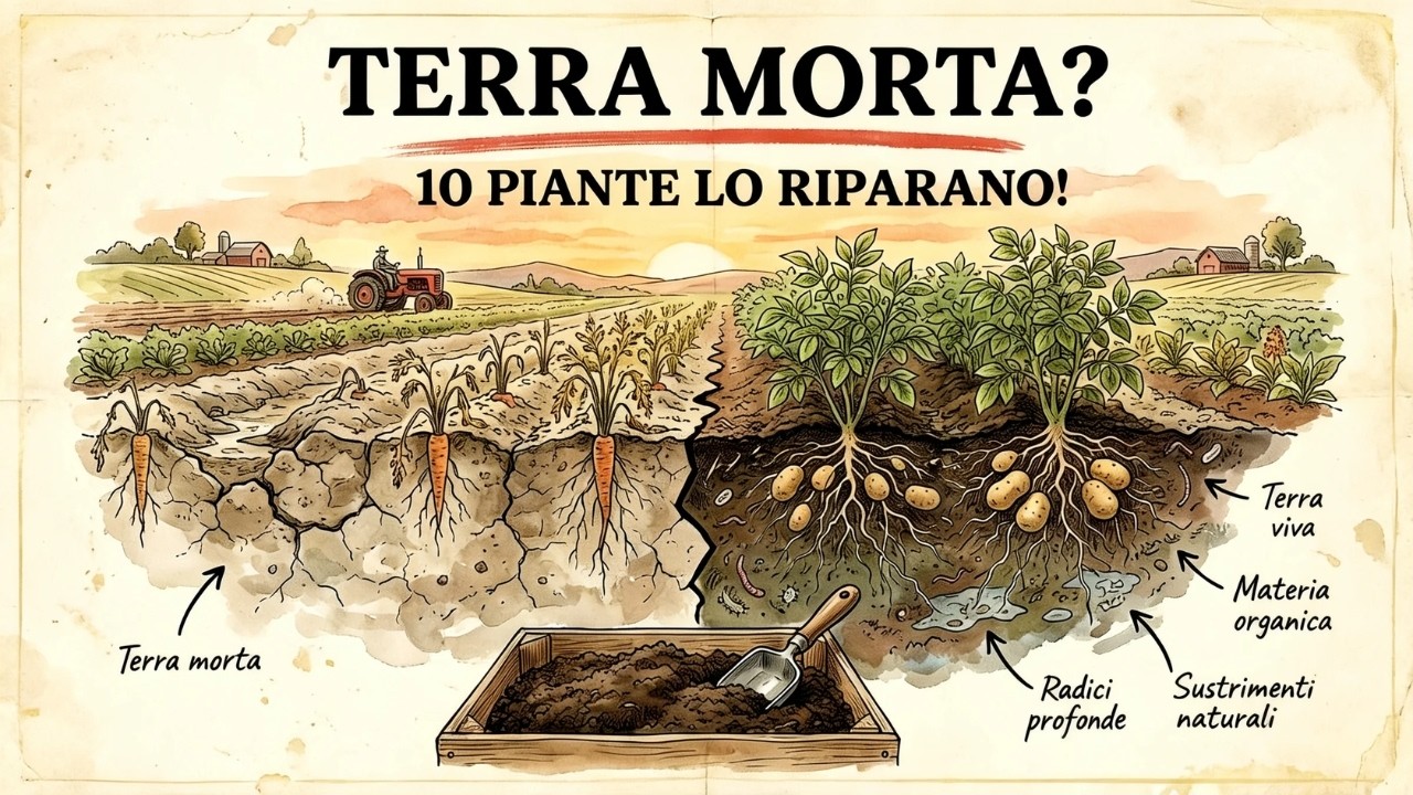 Terreno morto? Queste 10 piante lo riparano fino a 3 volte meglio del fertilizzante