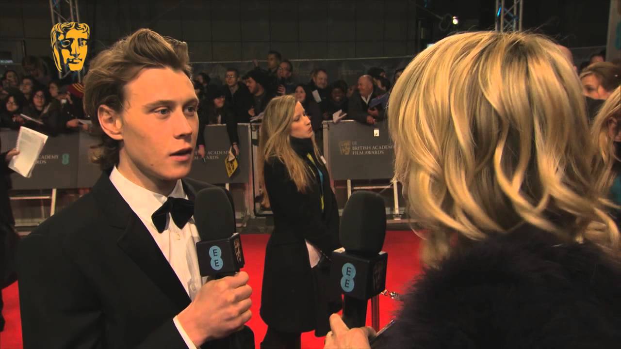 George MacKay - BAFTA Film Awards Red Carpet 2014