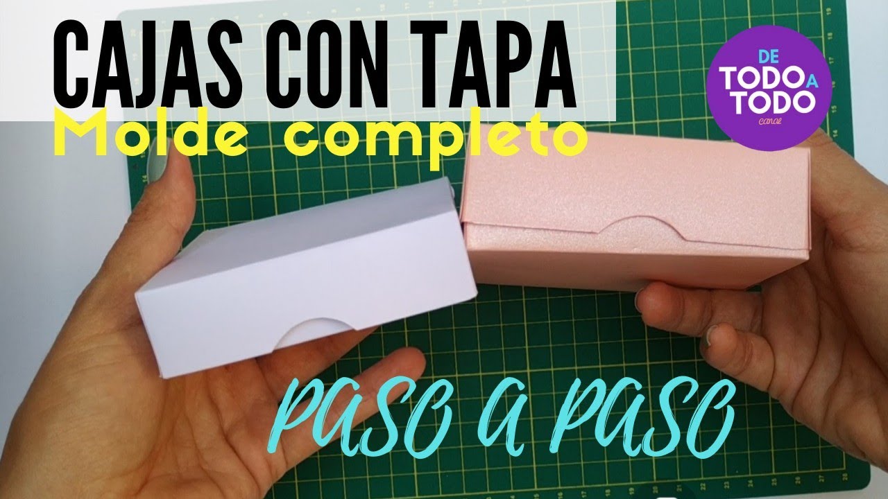 ✔️C&oacute;mo hacer CAJAS con tapa y molde completo? 👉Explicaci&oacute;n para el tama&ntilde;o deseado.