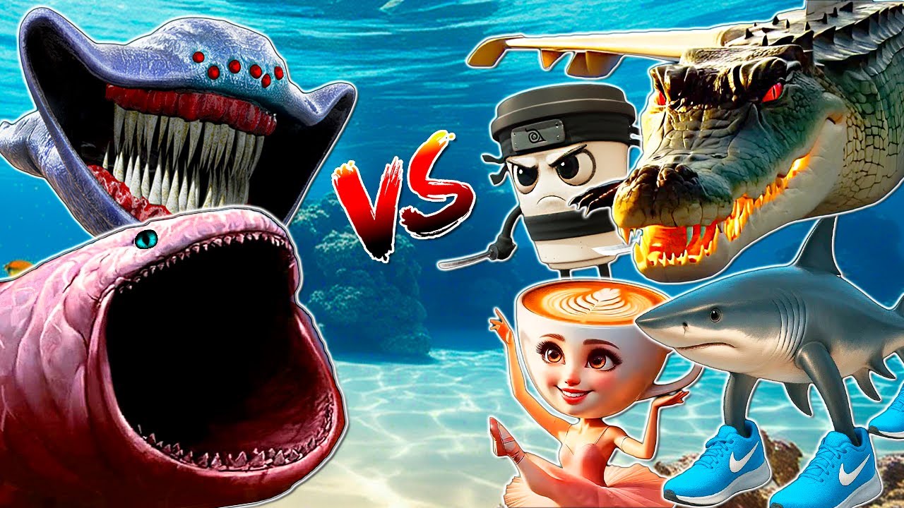 BRAINROT MEMES Vs SEA MONSTERS Song