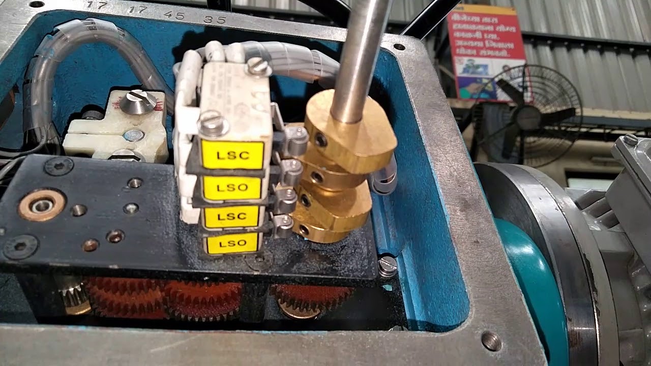 Setting of Travel Limit Switches