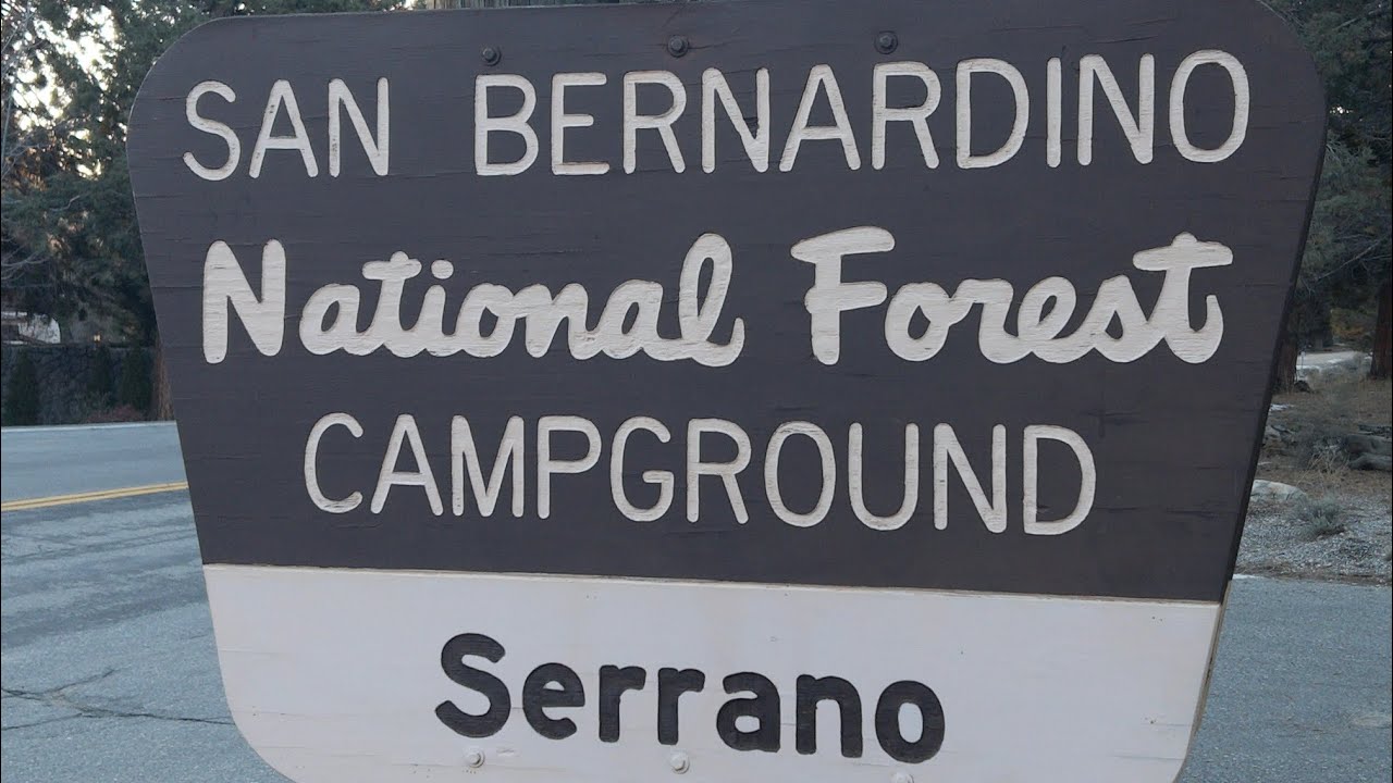 Big Bear CA/ Walkthrough of Serrano Campgrounds 