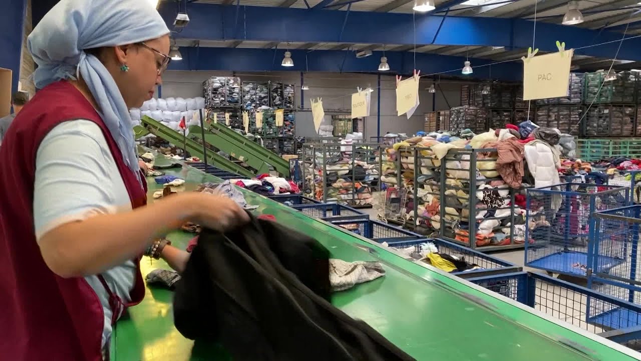 L'entreprise de tri textiles 