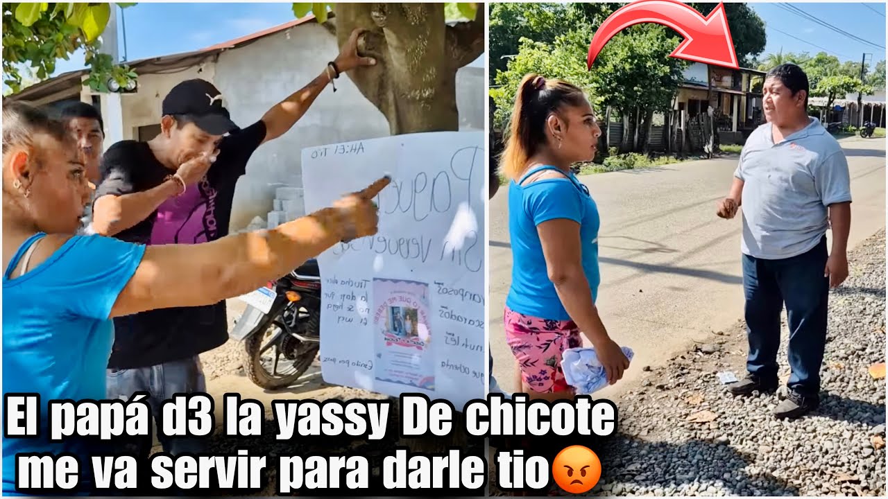 Chenta le qería peg4r al tío/destruyó todo los carteles asta al papá de Roma iba a vrgaer por grabar
