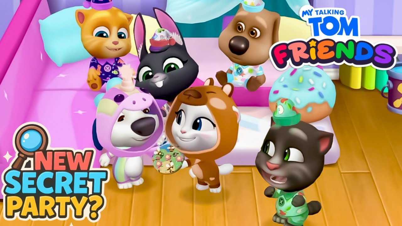 FOUND IT! Secret Party in My Talking Tom Friends Christmas 2025 Update Gameplay 