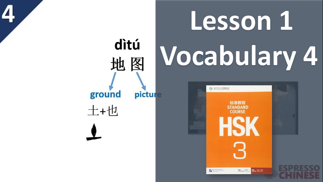 Lesson 1 Vocabulary 4 | HSK 3 Standard Course Part A &ndash; Teacher Explanation