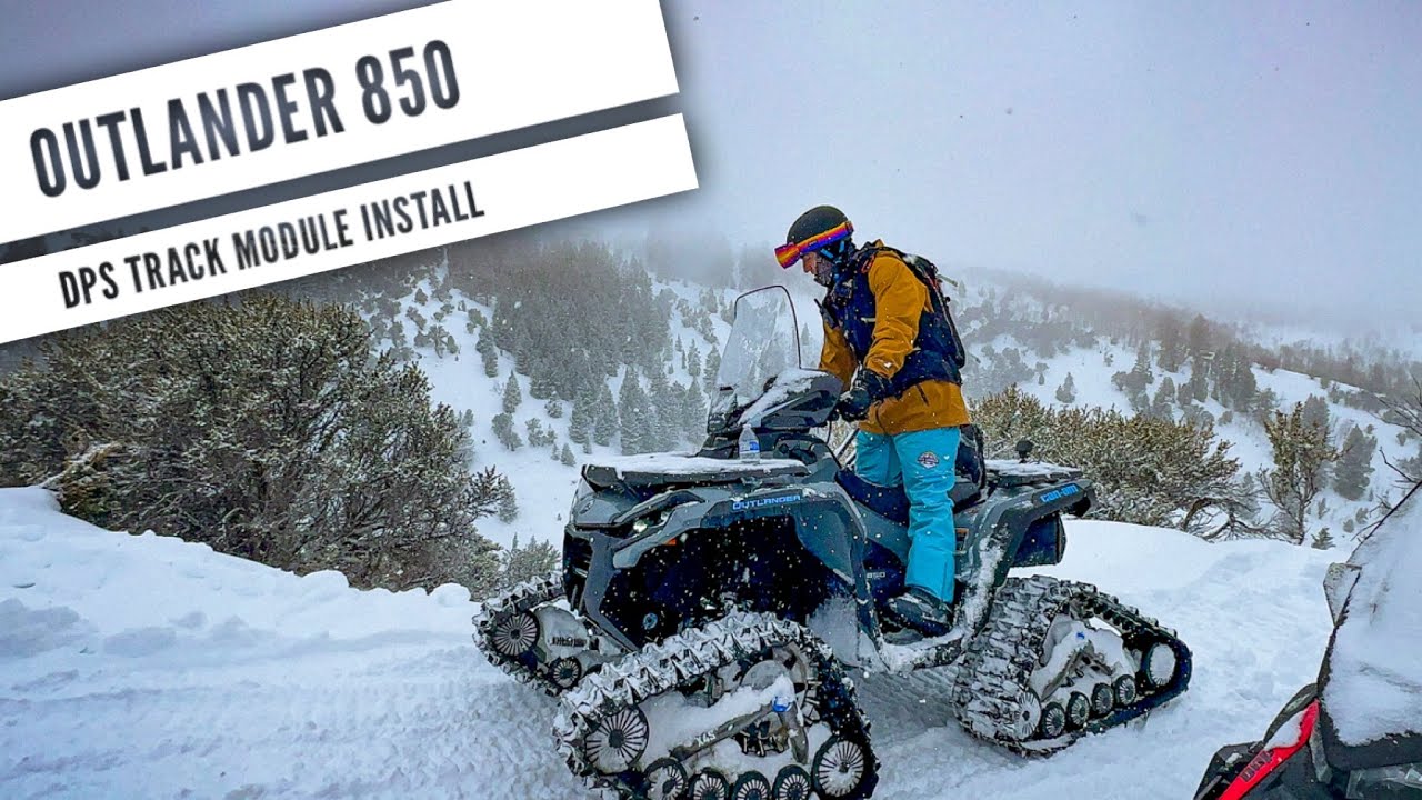 Установка модуля гусеницы DPS CANAM Outlander 850 #715007338