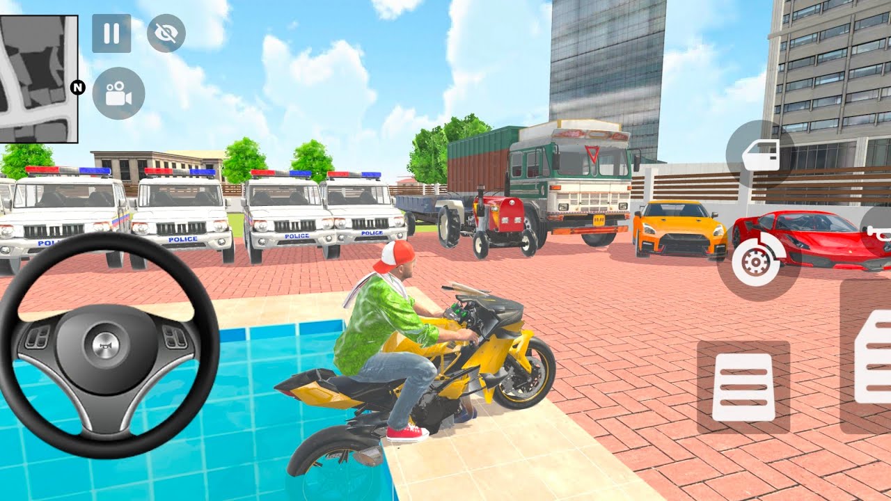 Modified Police Car 🚨 Gangster Life in Indian Streets | Open WorldGame game for android ❤️ 