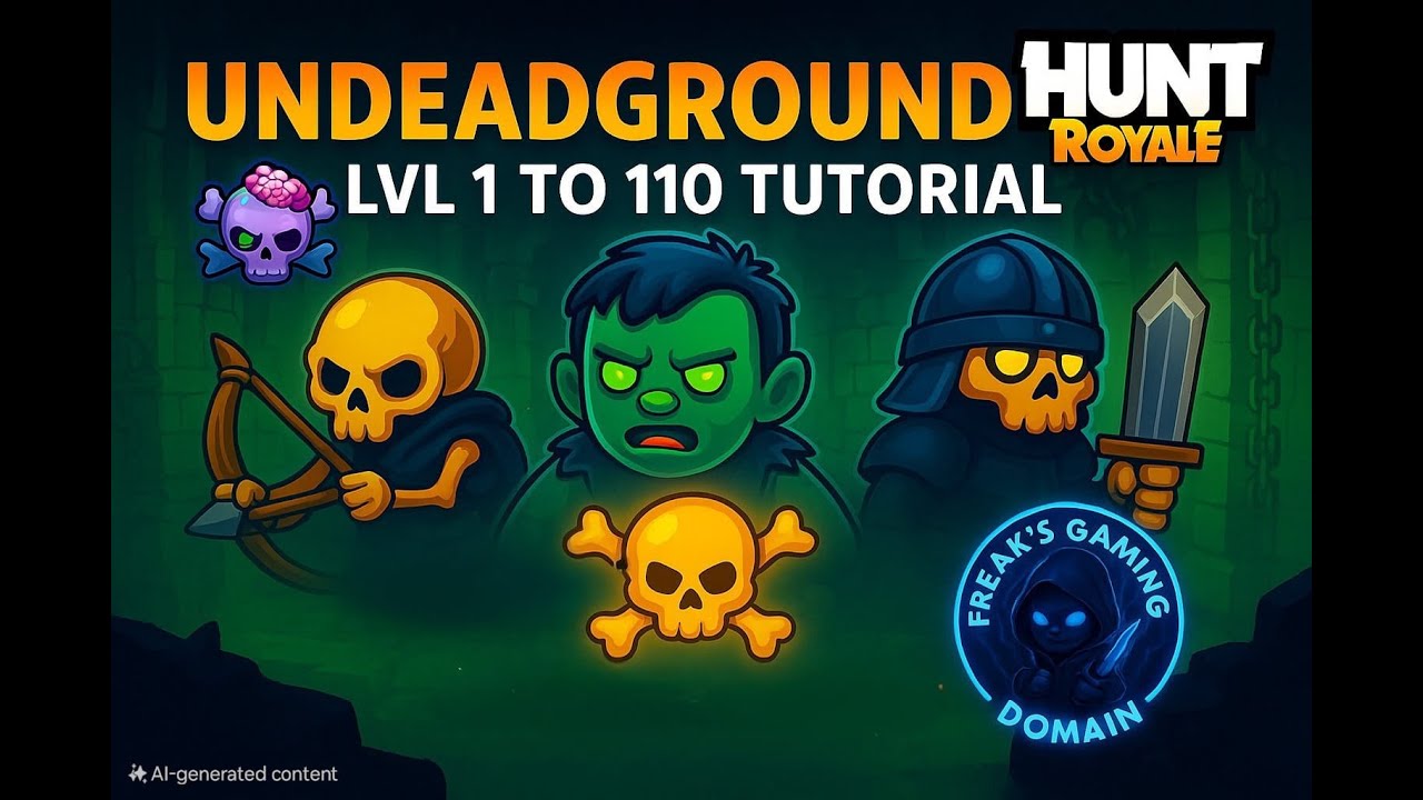 🎮 Hunt Royale &ndash; Undeadgrounds Floor 1-5 Clear 💀🔥