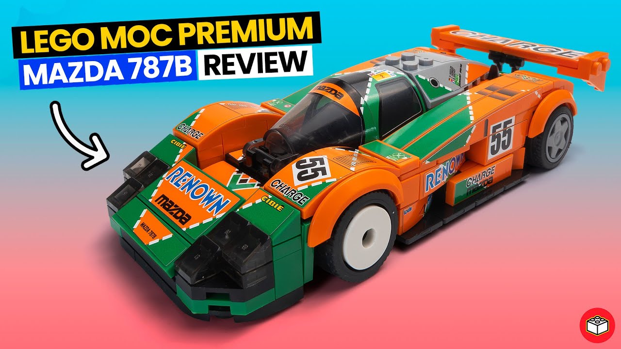 🔹 REVIEW Mazda 787b lego MOC Premium