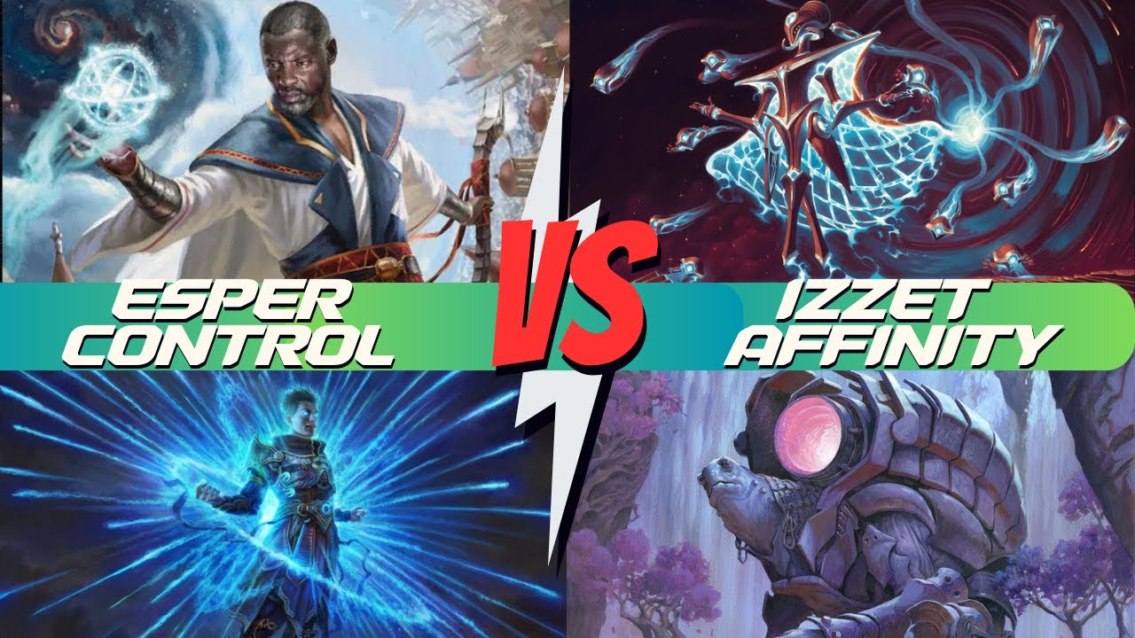 Esper Control vs Izzet Affinity | Modern Paper Gameplay