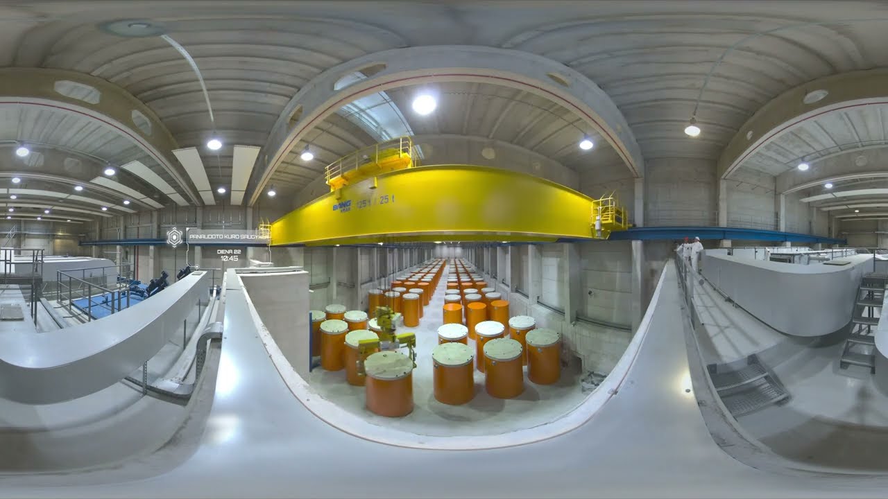 Ignalinos atominė elektrinė - panaudoto kuro saugojimas 360