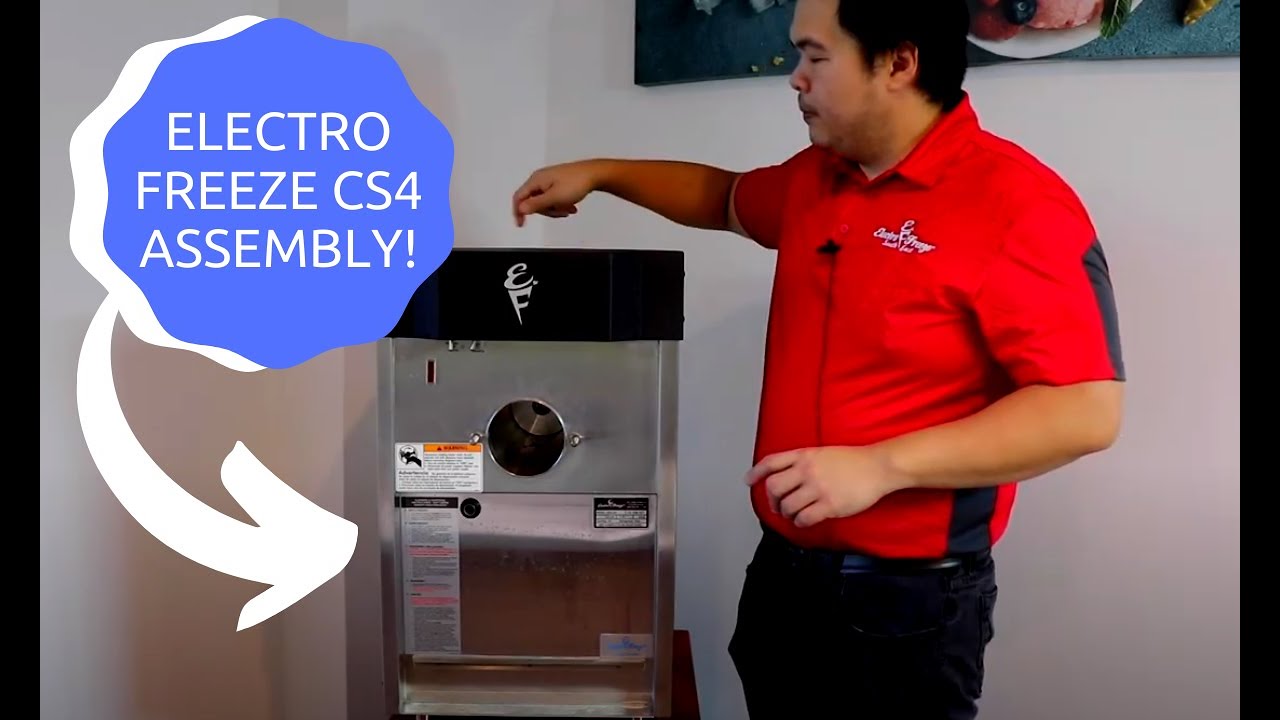 Electro Freeze CS4 Assembly - Small Commercial yogurt and Ice Cream Machine