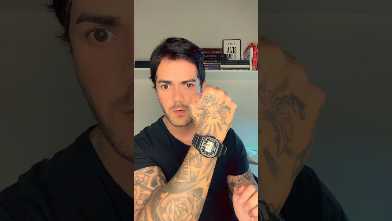 Comprei o cl&aacute;ssico G-Shock DW-5600! 😍