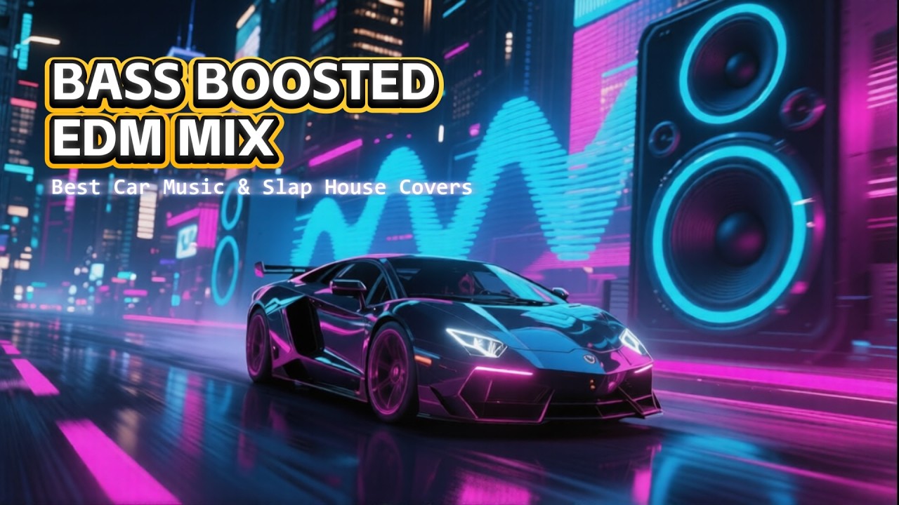 BASS BOOSTED EDM MIX - Best Car Music & Slap House Covers (Dragostea Din Tei, Lily, Stereo Love)