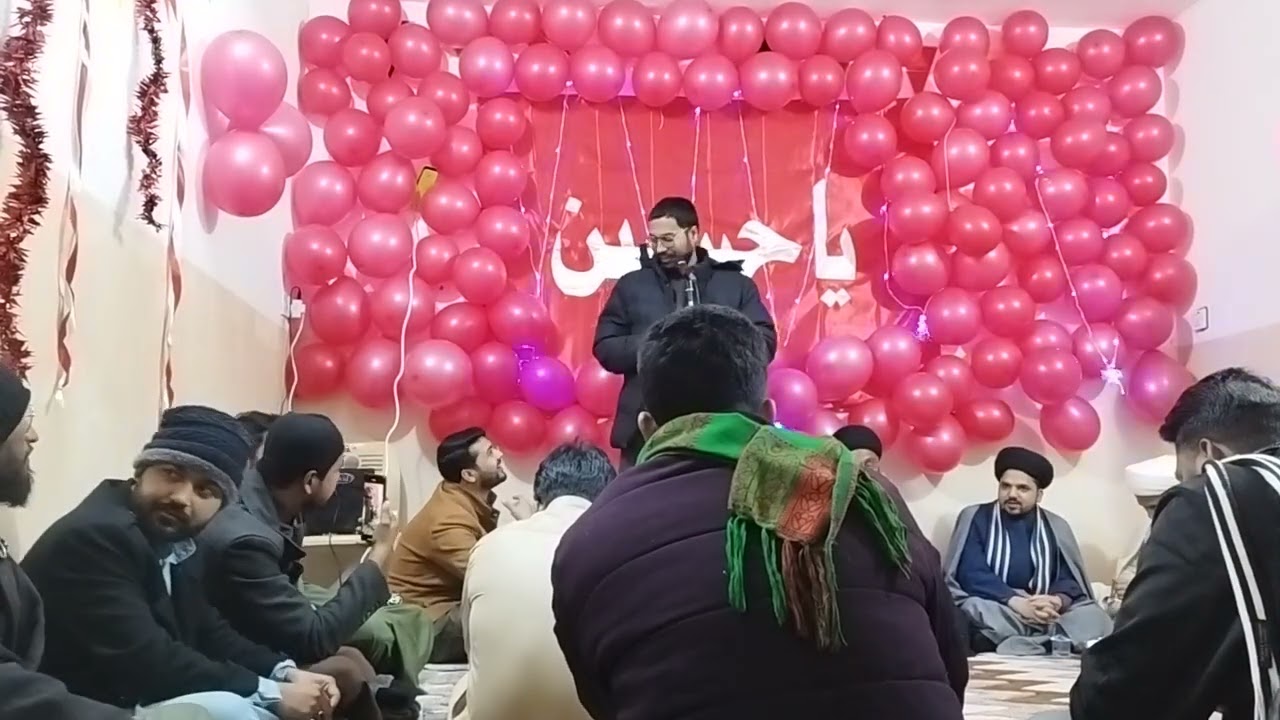 جشن انوار شعبان 🌹 جناب عظيم صاحب كربلائى 🌹منجانب بقية الله فاؤنڈیشن کربلا عراق 