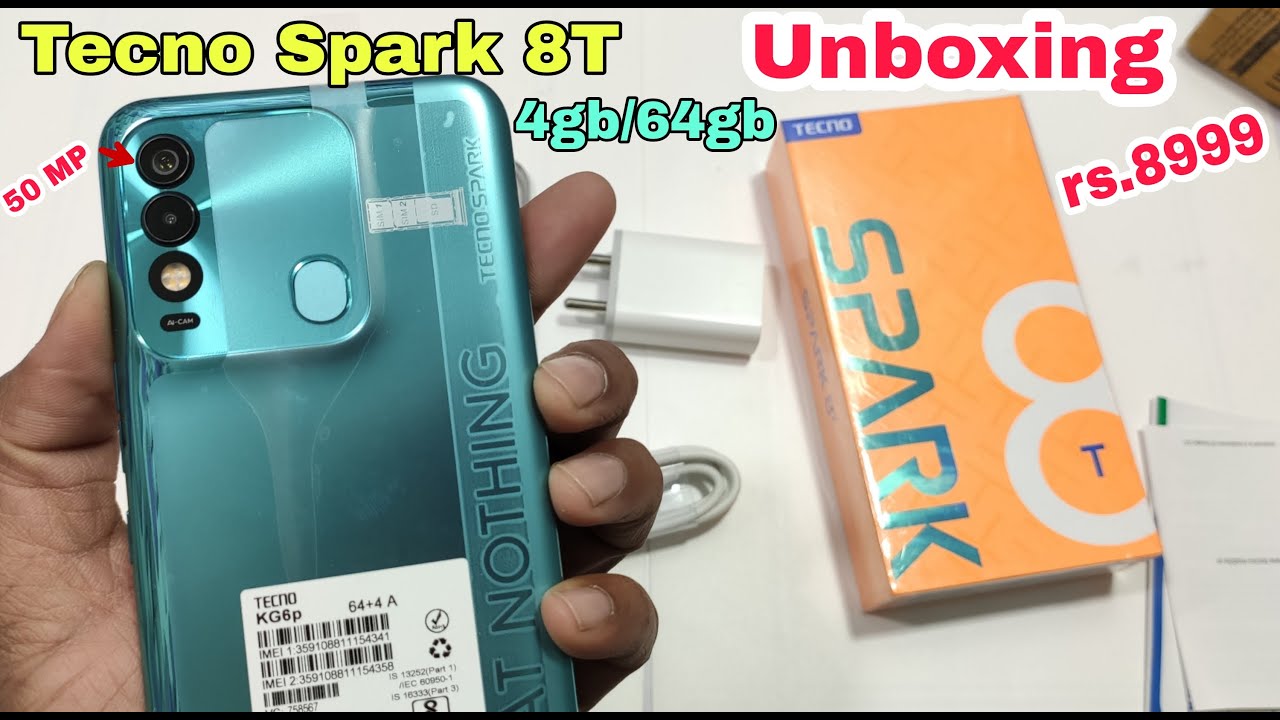 Tecno Spark 8T Unboxing & Review || 50 MP CAMRA || Tecno Spark 8T First Impression | 5000 mAh ||