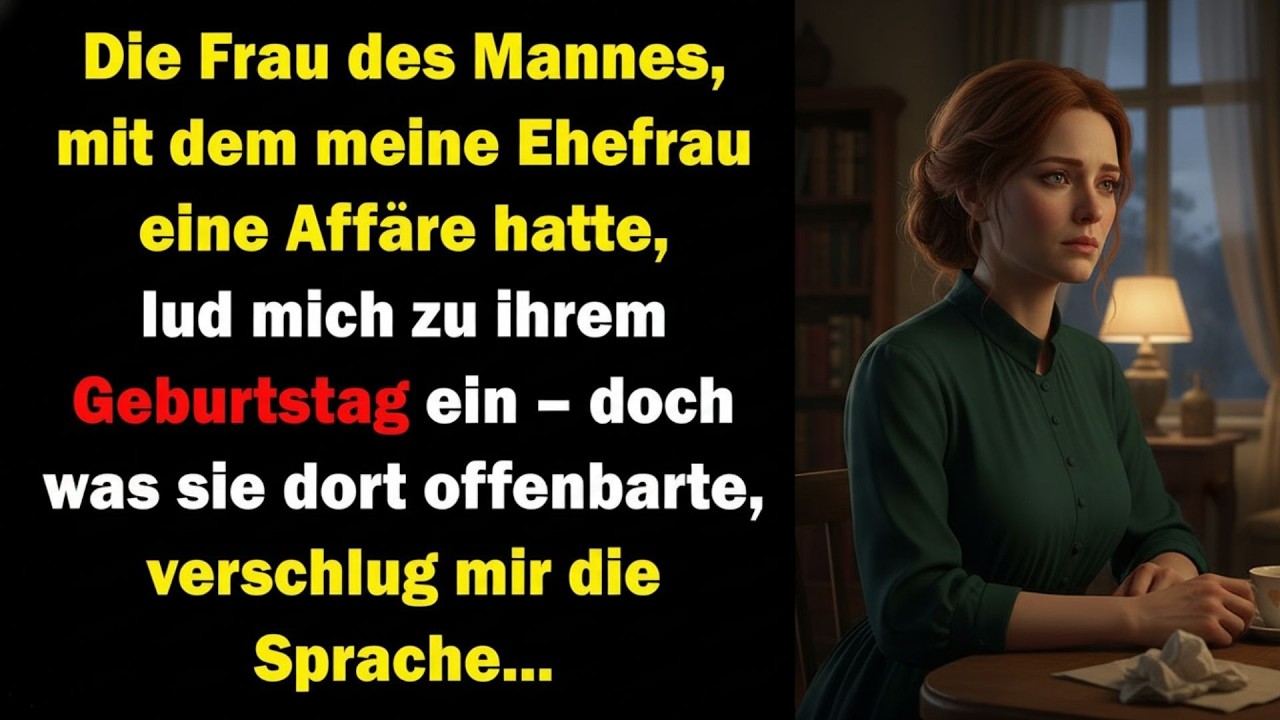 🌹Sie lud mich zu ihrer Feier ein – und enthüllte, mit wem meine Frau mich monatelang betrog🌹