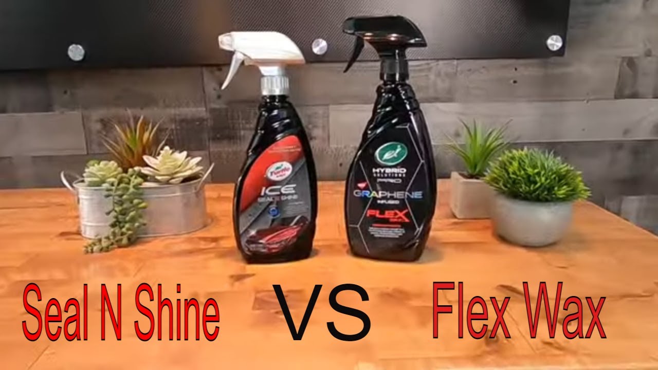 Flex Wax VS Seal N Shine!!! Turtle Wax Hybrid Solutions Pro Line!!