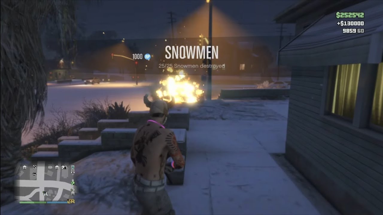 GTA 5 Online: Festive Surprise 2022 PS5 Snowmen Collectable Location Guide & Snowman Outfit Reward