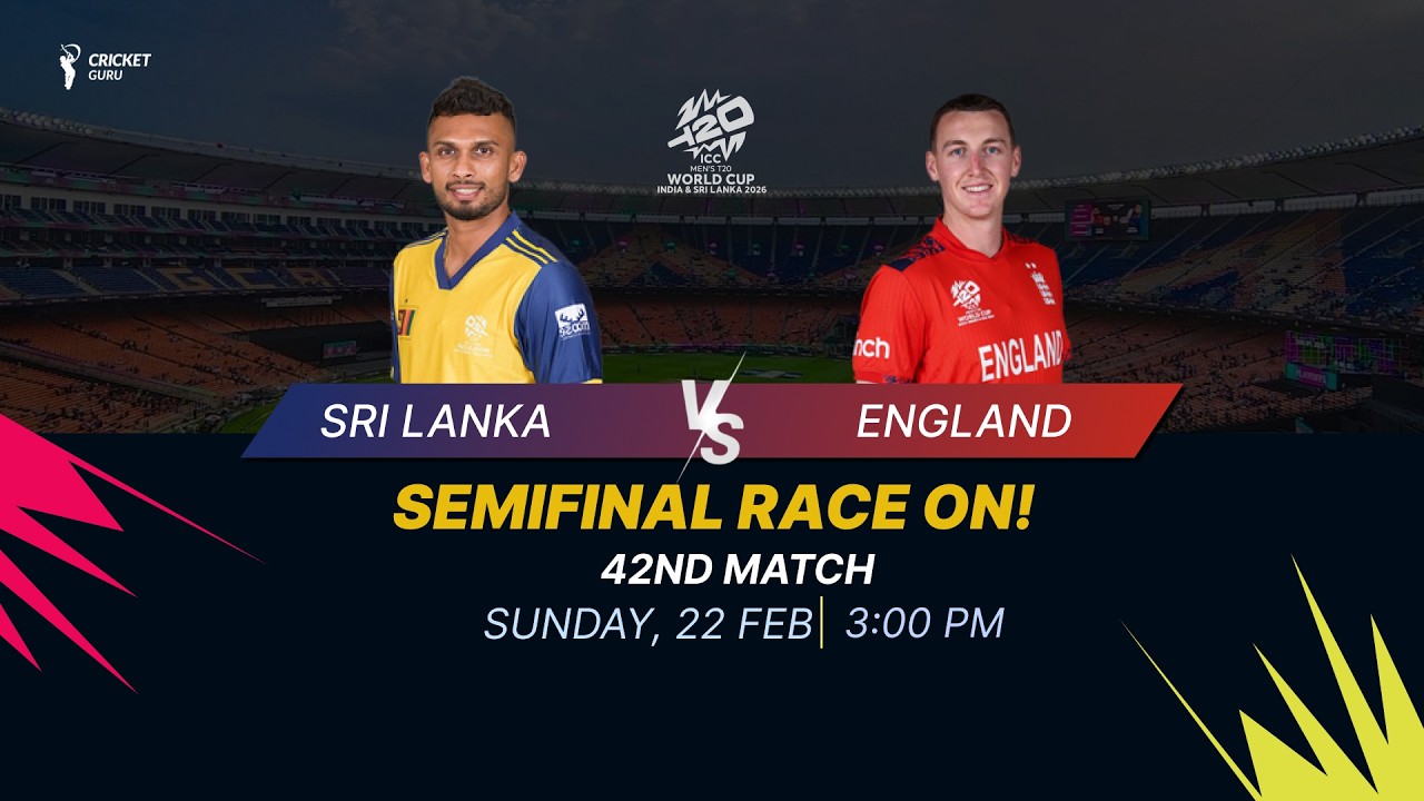 T20 WC 2026 Super 8: ENG vs SL Match Preview, Semifinal Race Gets Intense!, Complete Match Breakdown