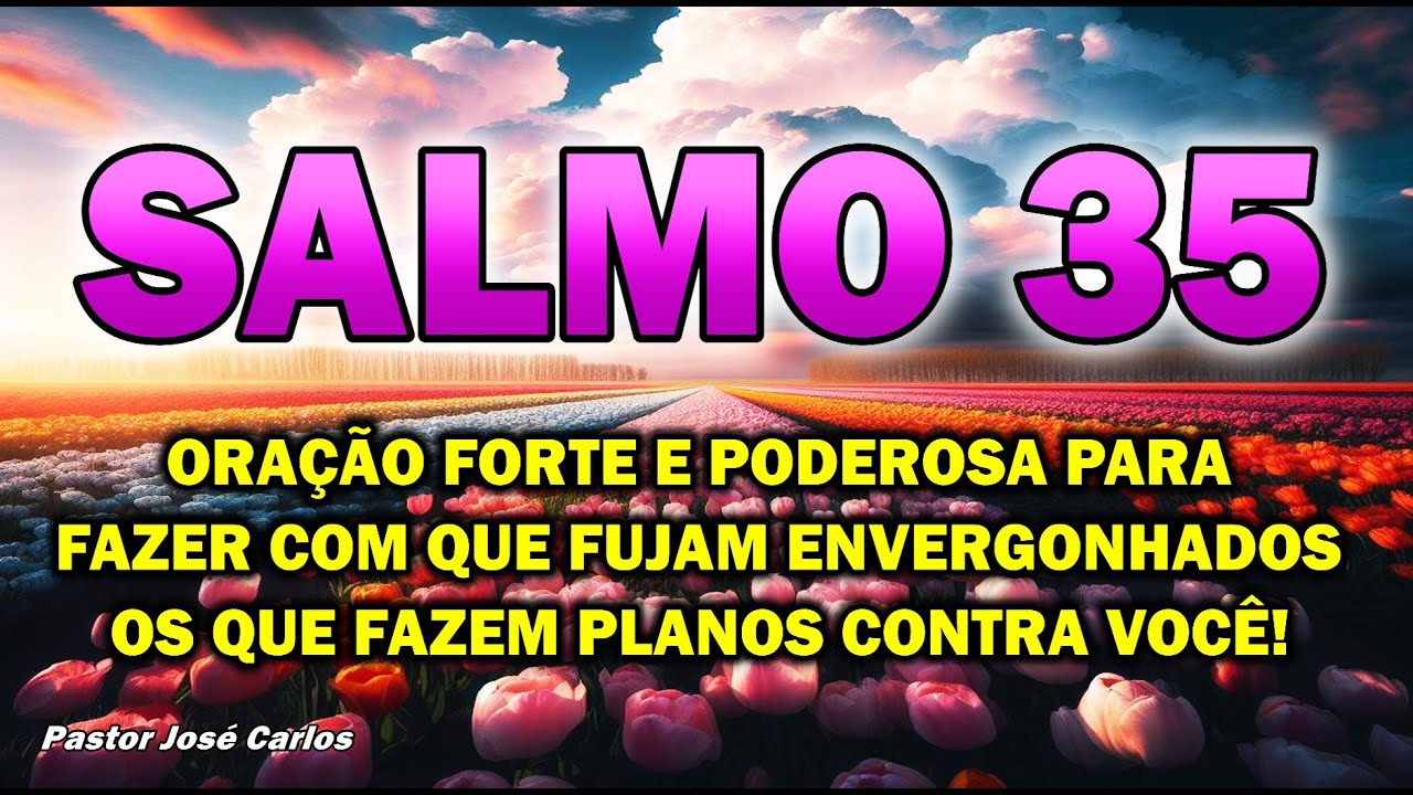 ((🔴)) SALMO 35 ORAÇÃO MUITO FORTE PARA FAZER COM QUE FUJAM ENVERGONHADOS OS QUE QUE TE PERSEGUEM