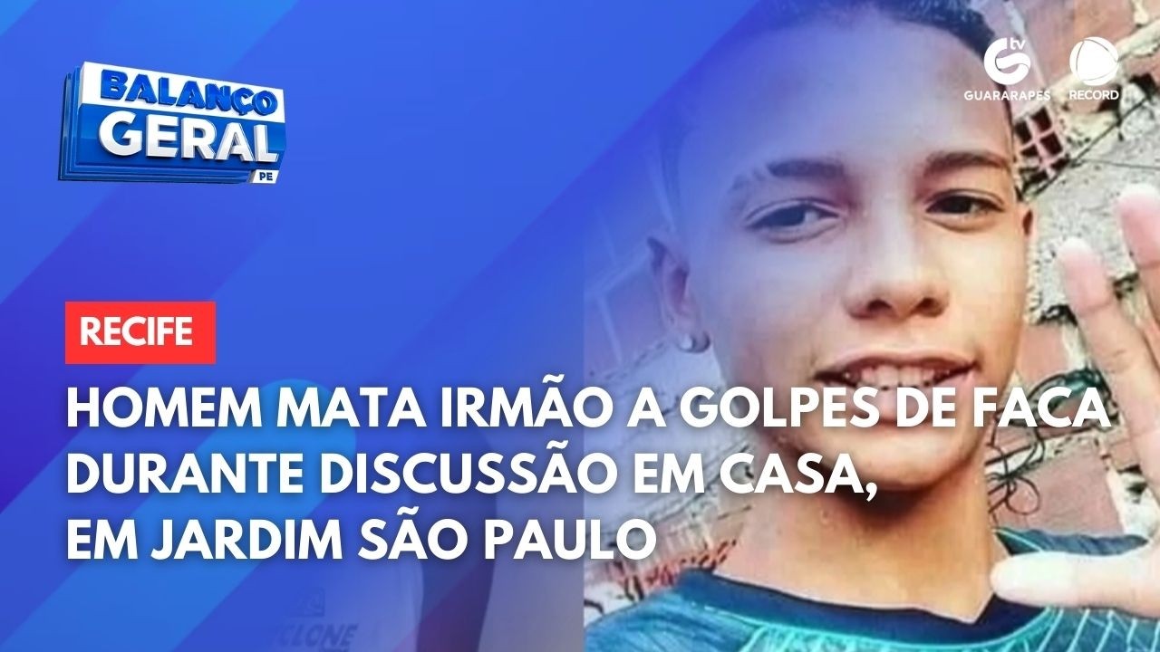 Homem mata irmão a golpes de faca durante discussão em casa, em Jardim São Paulo