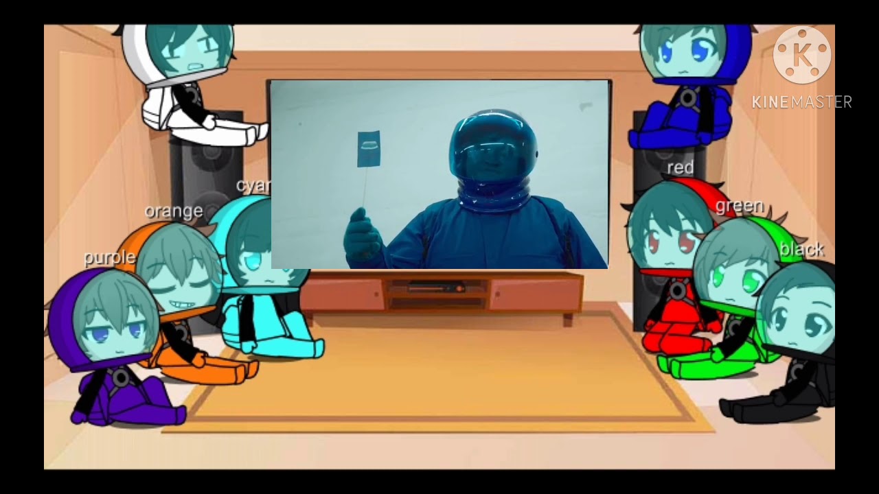 among us reacts to among us but it's a reality show part 2