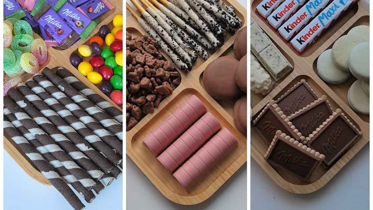 Filling Platter with Sweets ASMR 🎉🎉🎉