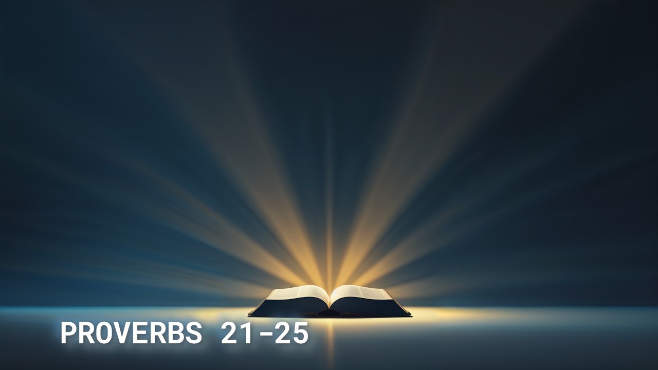 Book of Proverbs — Chapters 21–25 | Peaceful Scripture Reading