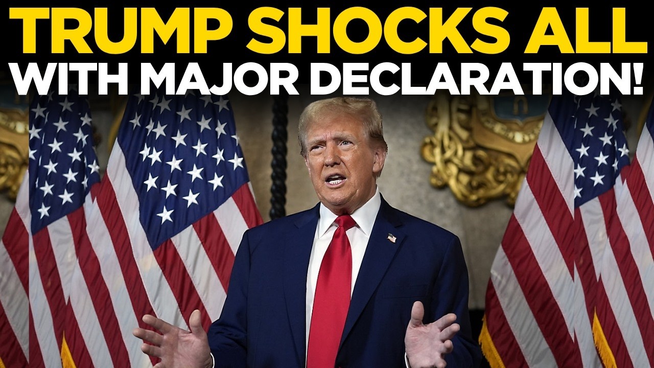Donald Trump Speech LIVE | Trump Makes Very Big Announcement | Trump Latest News LIVE | US News LIVE