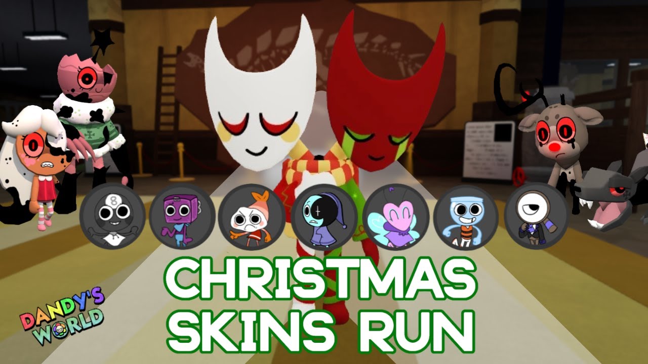 CHRISTMAS SKINS RUN DANDY'S WORLD (PART 3)