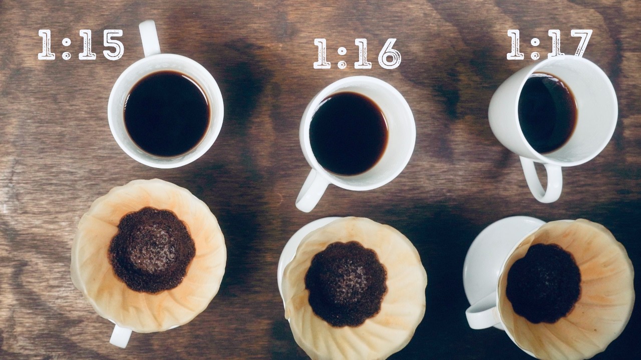 Coffee Ratio Experiment: 1:15 vs 1:16 vs 1:17 Tested