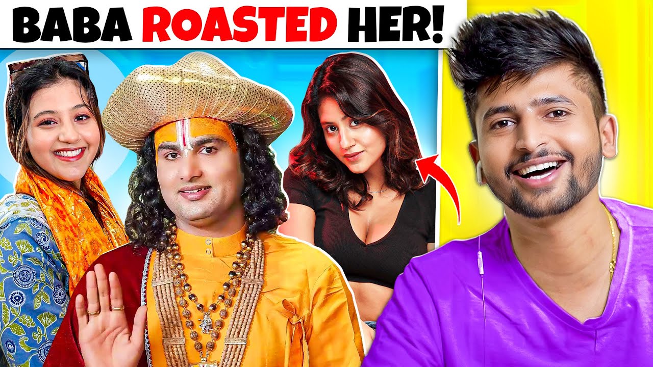 BABA JI ROASTED ANJALI ARORA(kaccha badam) 😂 !! RAJAT PAWAR