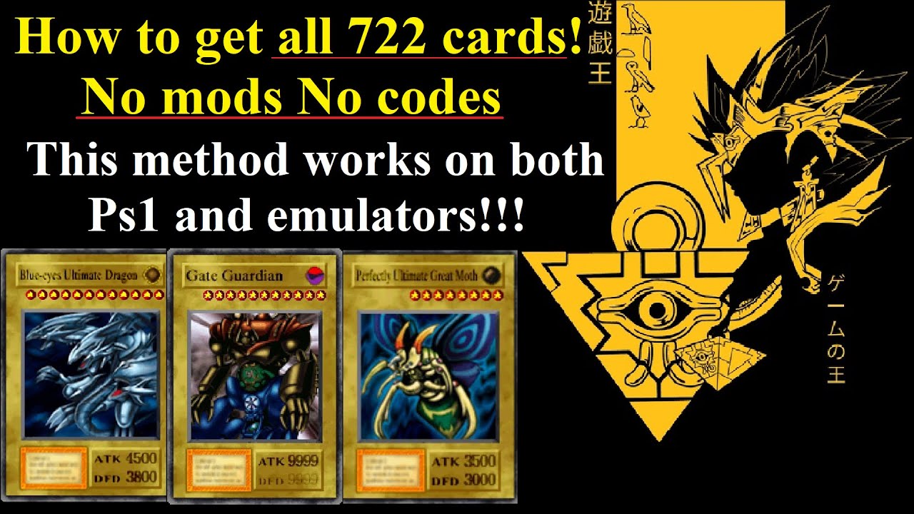 Yu-Gi-Oh! Forbidden Memories Get All 722 Cards
