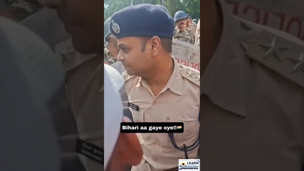 😂 Bihar Protest vs Police | Aisa Jugaad Pehle Kabhi Nahi Dekha!#bihar #shorts #comedy#protest #viral