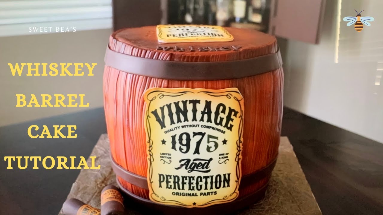 Whiskey Barrel Cake Tutorial