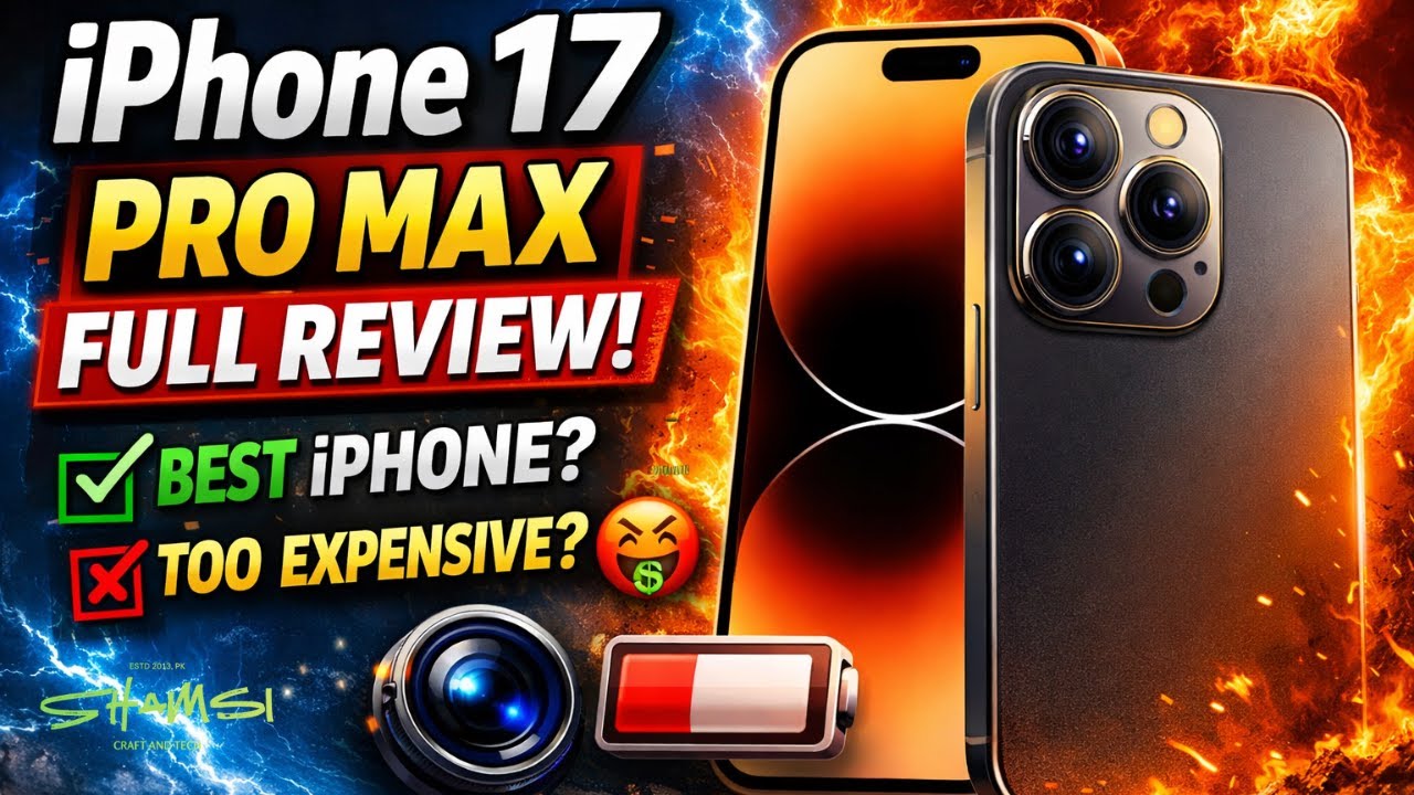 iPhone 17 Pro Max Full Review 🔥 Battery, Camera & Performance Test | Worth It in 2026?