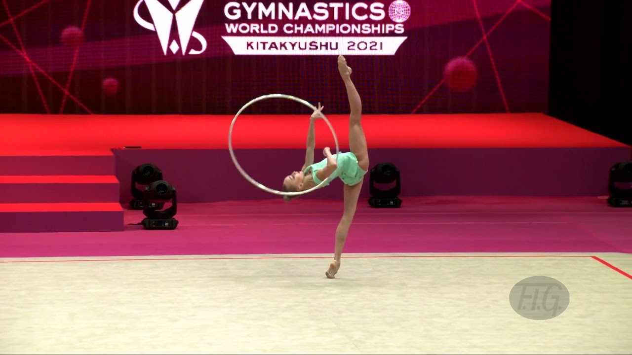 ONOPRIIENKO Viktoriia (UKR) - 2021 Rhythmic Worlds, Kitakyushu (JPN) - Qualifications Hoop