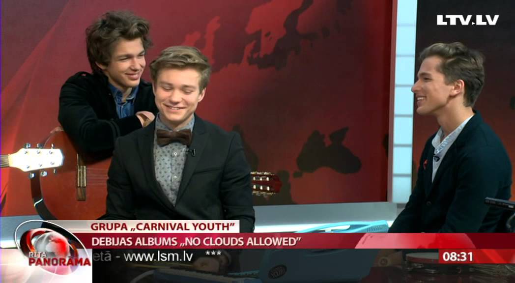 Studijā grupa “Carnival Youth”
