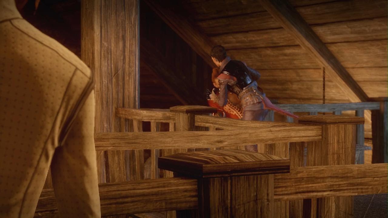 Cassandra gets mad and beats up Varric | Dragon Age:Inquisition