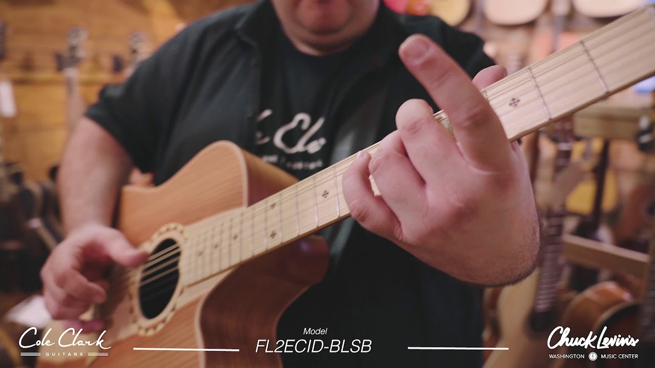 Cole Clark Dreadnought Fat Lady 2 Series - CCFL2EC-RDBLSB Model Demo