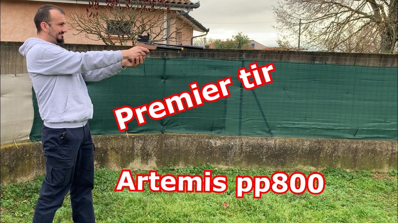 Premier tir à l’arrache avec l’artemis pp800