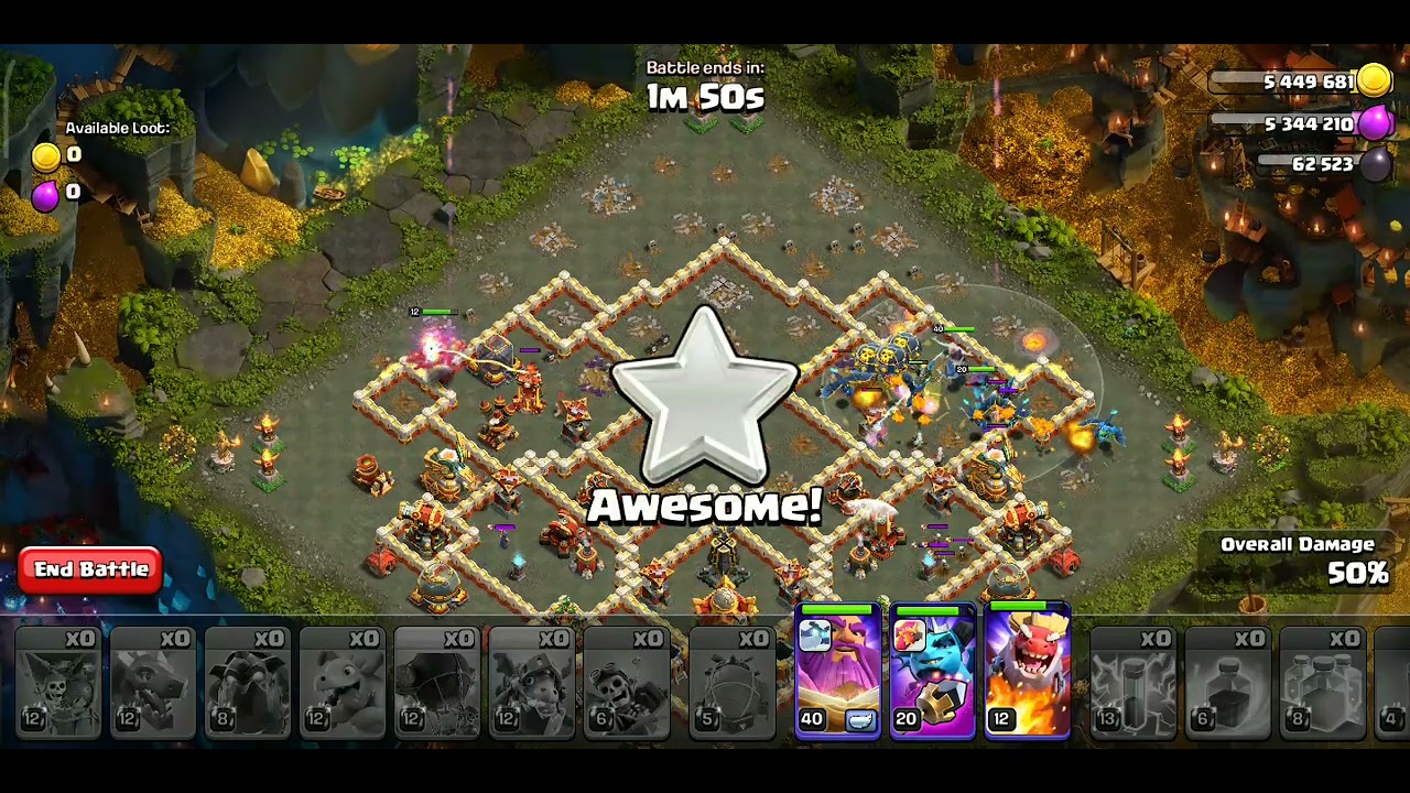 How to complete Goblin Caves Challenge (clash of clans)