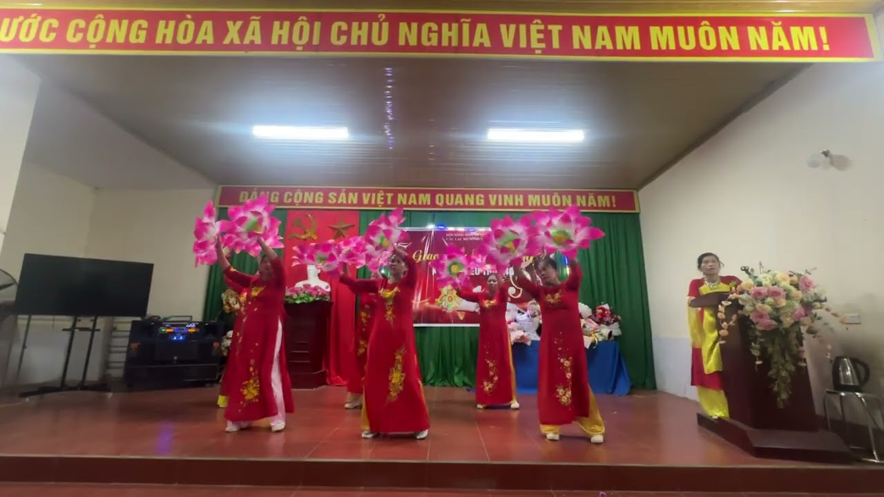 Bài ca Phụ Nữ Việt Nam - CLB khu 4 Tiên Phú - Trạm Thản - Phú Thọ biểu diễn