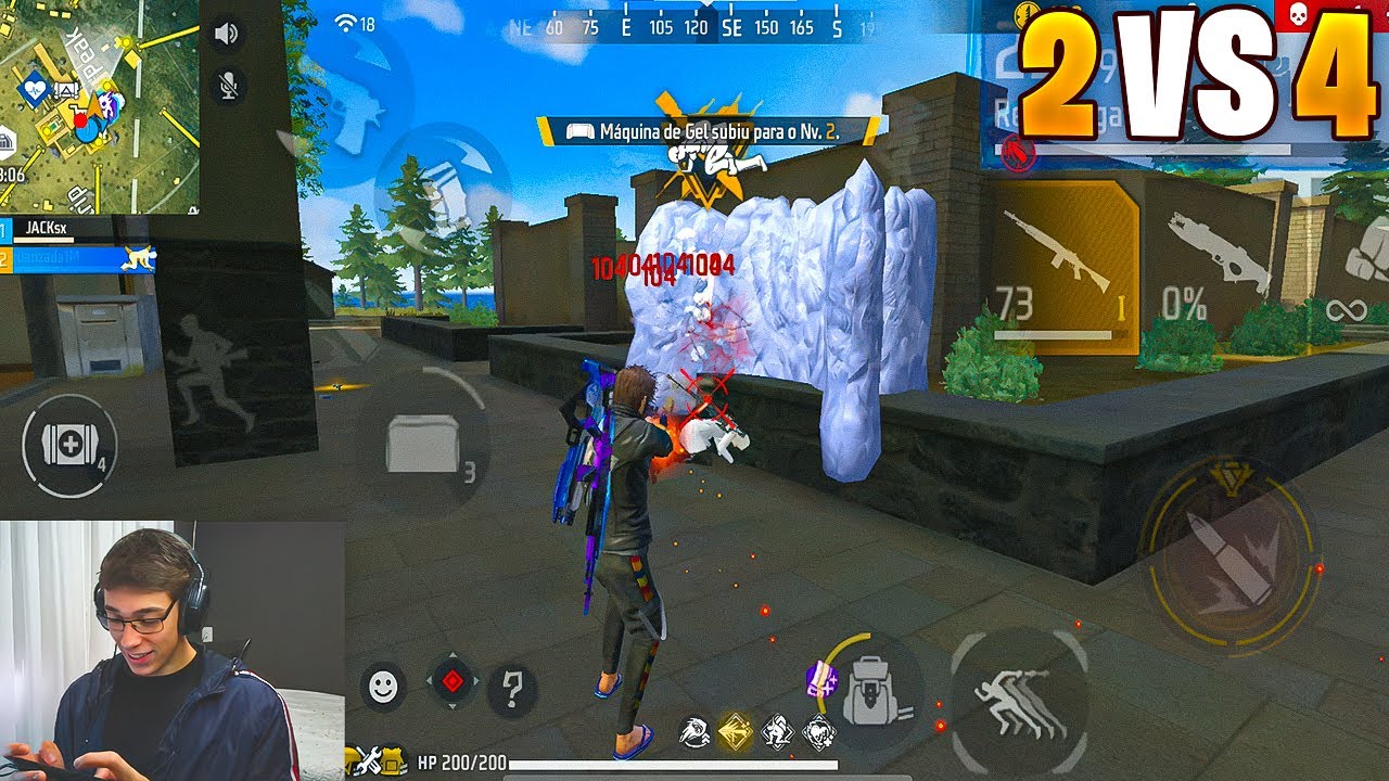 LIMPAMOS O MAPA NO RUSHADÃO DUO VS SQUAD!! FREE FIRE MOBILE