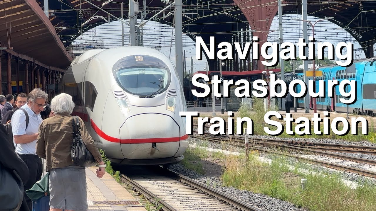 Navigating Strasbourg Train Station:Entrance to platform #train #strasbourg #travel #france