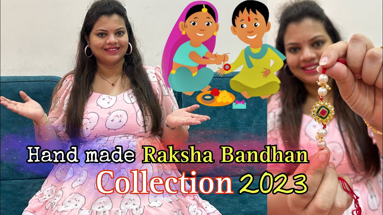 Special customised handmade Rakhi collection #rakshabandhan #2023 #cndufabrics