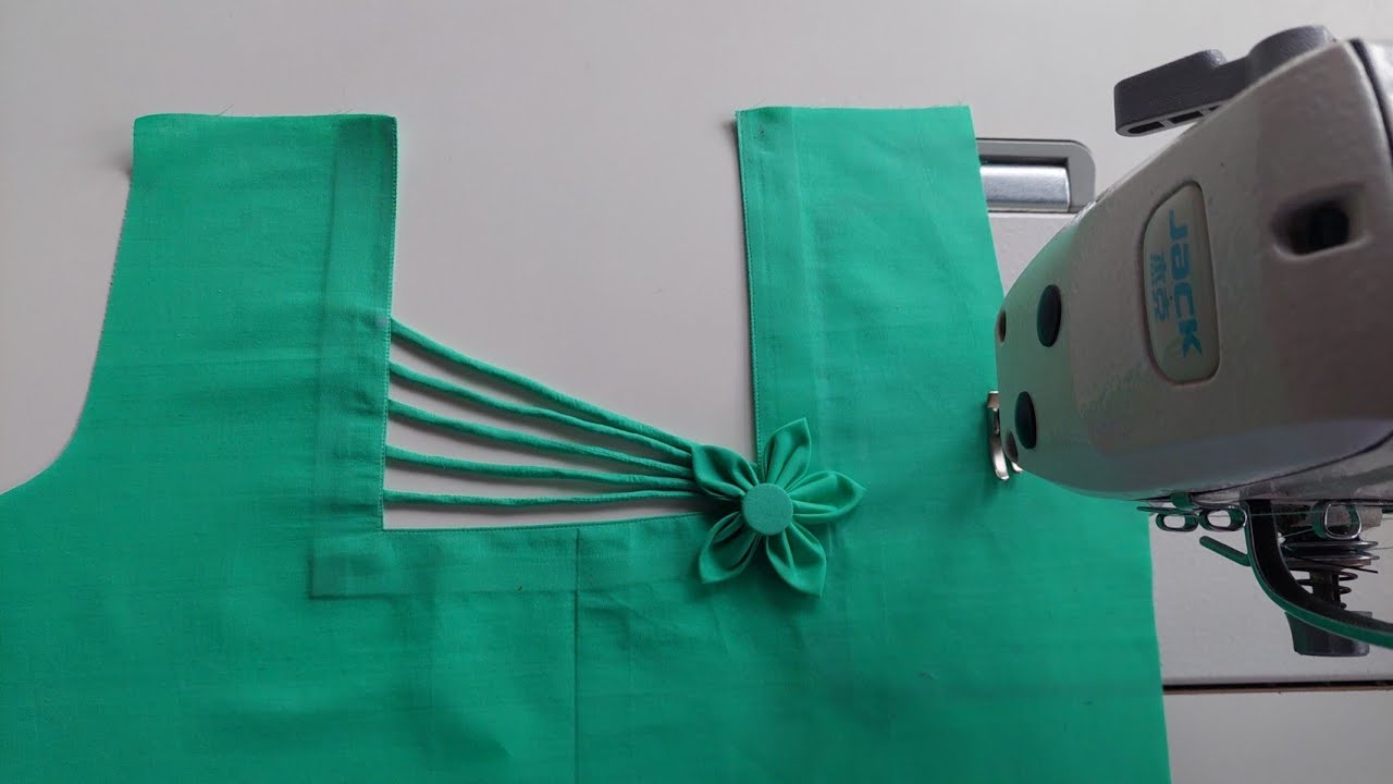 Neck sewing technique 🔥 how to sew a beautiful neck