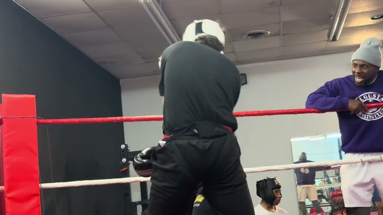 first time sparring in 3 months @augusta boxing club